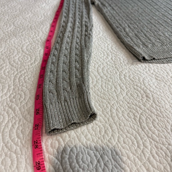 Ralph Lauren Metallic Knit Sweater Silk size Large - Picture 15 of 16